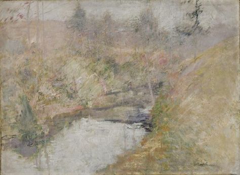 Neutral Autumn, American Painters, Calming Pictures, Mountain Spring, American Impressionism, Pick Art, 19th Century Paintings, John Henry, Impressionist Landscape