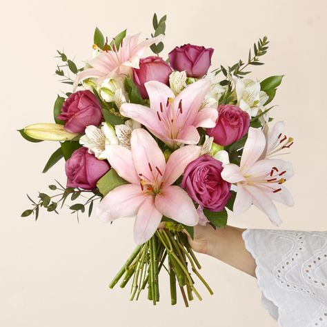 Wedding Bouquets With Lily, Flower Bouquet Lily And Roses, Flower Arrangements With Lilies, Lilly And Rose Bouquet, Roses And Lily Bouquet, Lily And Tulip Bouquet, Tulip And Lily Bouquet, Tulips And Lilies Bouquet, Lilies Flowers Bouquet