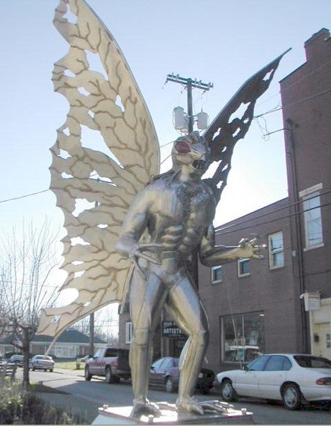 Mothman Sightings, Indrid Cold, Point Pleasant West Virginia, Moth Man, The Mothman, Alien Sightings, Strange History, Point Pleasant, Mysterious Places