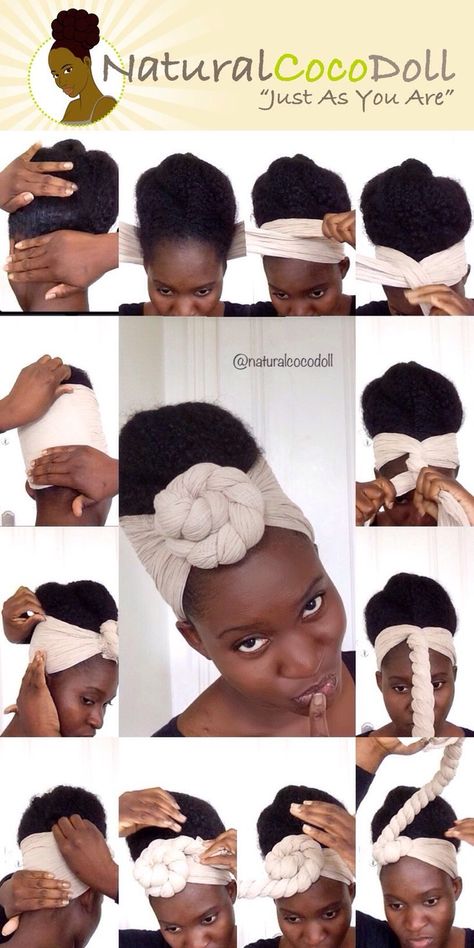 Head Wrap Styles Tutorial, Natural Hair Haircuts, Headwrap Hairstyles, Natural Hair Blowout, African Hair Wrap, Headwrap Tutorial, Hair Wrap Scarf, Head Wrap Styles, Natural Hair Tutorials