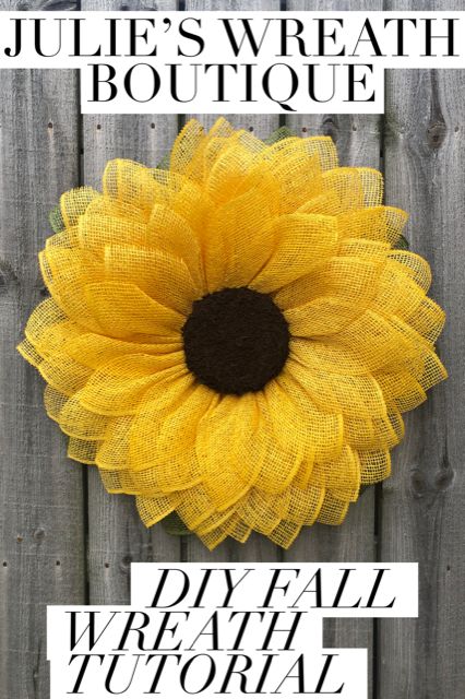 Diy Wreath, Tutorial for Wreath, Sunflower Wreaths, Wreath for Front Door, Make your own wreath, DIY tutorial, DIY Craft, Burlap wreath, Curb Appeal, Fall Wreath, Autumn Wreath, Summer Wreath, Sunflower Decor, Sunflowers, #Sunflowers #JuliesWreathBoutque Diy Wreath Tutorial, Zinnia Wreath, Burlap Sunflower Wreath, Sunflower Wreath Diy, Burlap Sunflower, Sunflower Burlap Wreaths, Couronne Diy, Burlap Wreath Tutorial, Deco Mesh Wreaths Tutorials