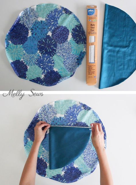 Sew a Shower Cap - Melly Sews Diy Shower Cap Pattern, Shower Cap Pattern, Diy Shower Cap, Sewing Bags Diy, Diy Scrub Cap, Diy Bags No Sew, Melly Sews, Hair Bonnets, Diy Shower