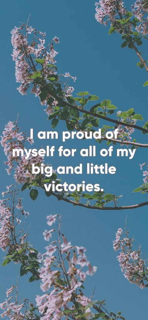 I am proud of myself for all of my big and little victories. From the I am app: https://iamaffirmations.app Proud Of Myself Quotes, I Am Proud Of Myself, Myself Quotes, Blue Quotes, Motivation App, Motivational Quotes Wallpaper, Nothing Lasts Forever, Proud Of Myself, I Can Do Anything