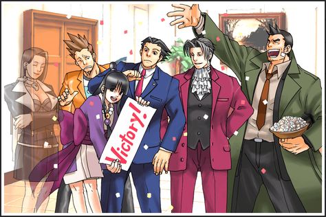 Victory! We Won the Case! | Phoenix Wright: Ace Attorney | Know Your Meme Ace Attorney, A Group