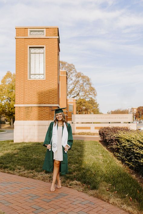 Unc Charlotte Graduation Pictures, Unc Charlotte, Grad Shoot, Grad Photography, Senior Ideas, Grad Photoshoot, Graduation Photoshoot, Grad Pics, Grad Photos