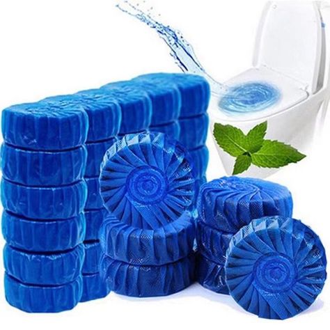 10PCS Automatic Flushing Blue Bubble Toilet Cleaner Bathroom Freshener Toilet Restroom WC Cleaning Flush Tool Bathroom Freshener, Toilet Freshener, Blue Toilet, Hotel Cleaning, Toilet Cleaner, Toilet Cleaning, Daily Necessities, Bathroom Cleaning, Gift Coupons