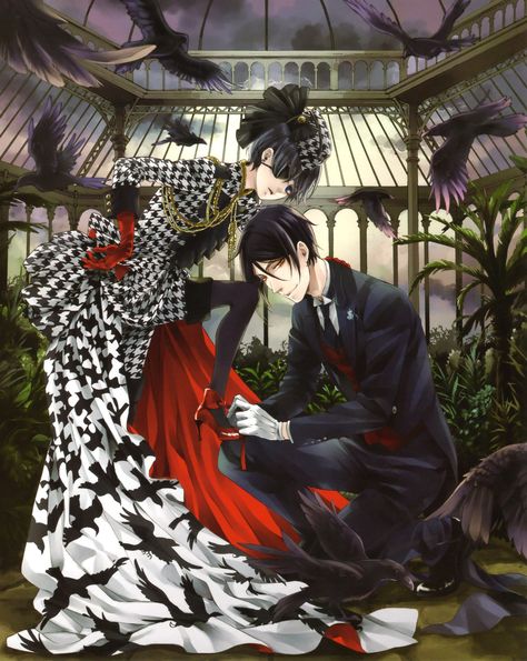 Kuroshitsuji, , black butler, , Ciel Phantomhive, , Sebastian, , official art, , by yana toboso Black Butler 2, Sebastian Ciel, Book Of Circus, Black Butler Sebastian, Black Butler Manga, Black Butler Characters, Black Butler 3, Black Butler Ciel, Sebastian Michaelis