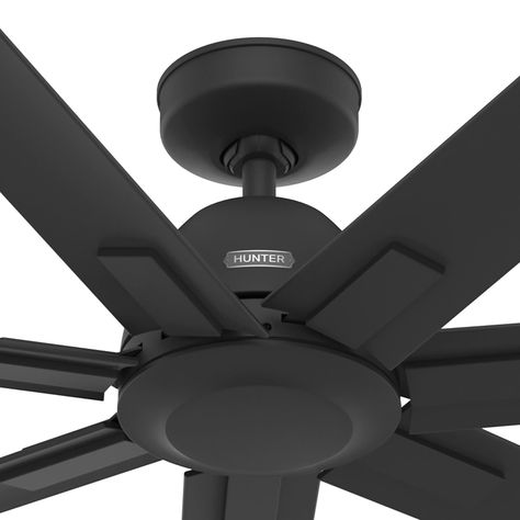 A must for your patio. The 60-inch Downtown ceiling fan keeps the air moving in both your indoor and outdoor spaces. This modern and industrial fan brings a clean design to large spaces. Featuring our exclusive Surespeed® technology, the Downtown Ceiling fan keeps your porches and pergolas stylish and cool. FeaturesExclusive SureSpeed Damp-rated ceiling fans are a great option for covered patios, screened porches, and other areas that are not directly exposed to rain, snow, water, or moisture No Outdoor Fans Ceiling Covered Patios, Porch Fans Outdoor, Outdoor Ceiling Fans Covered Patios, Porch Ceiling Fans, Simple Ceiling Fan, Deck Cover, Screened Porches, Outdoor Fans, Snow Water