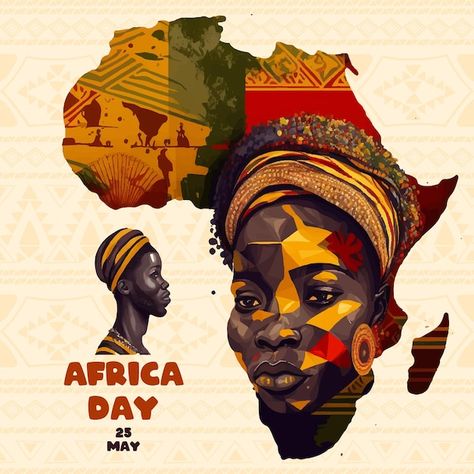 Africa Infographic, African History Truths, Africa Day, Jewelry Logo Design, T Shirt Logo Design, Afrique Art, Social Media Post Template, African Art Paintings, Flyer Design Inspiration