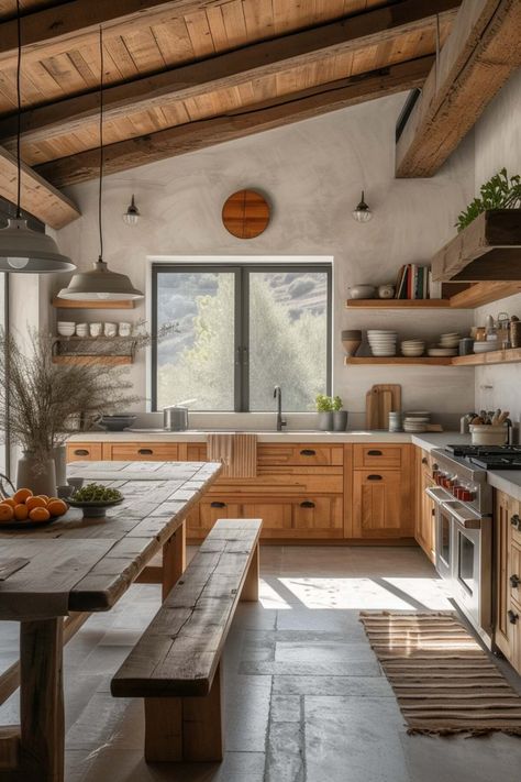 Tuscan Kitchen Ideas Rustic Italian, Tuscan Kitchen Ideas, Modern Italian Farmhouse, Italian Farmhouse Kitchen, Kitchen Ideas Rustic, Rustic Farmhouse Kitchen Ideas, Italian Farmhouse, Italy Home, Farmhouse Kitchen Ideas