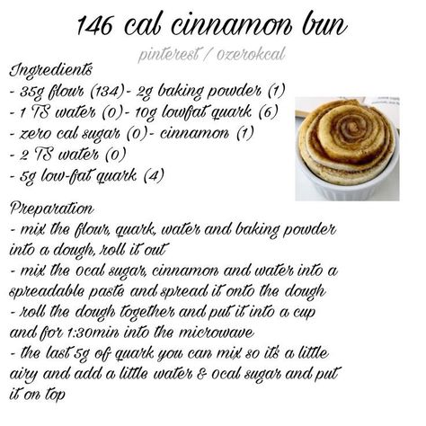 Liquid Diet Recipes Jaw Surgery, Low Cal Recipe, Low Calorie Baking, Food Calorie Chart, Low Cal Dessert, Cinnamon Bun Recipe, Homemade Cookbook, Protein Desserts, Calorie Recipes