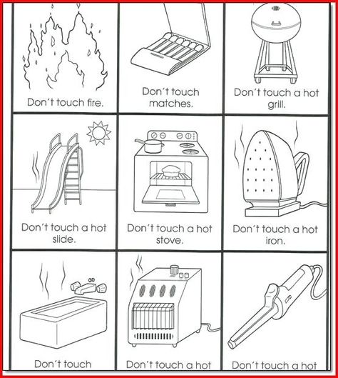 Safety Worksheets For Preschoolers Fire Safety Kindergarten, Fire Safety Lesson Plans, Fire Safety Worksheets, Fire Safety Lessons, Safety Lesson Plans, Safety Worksheets, Fire Safety Free, Fire Safety For Kids, Fire Safety Theme