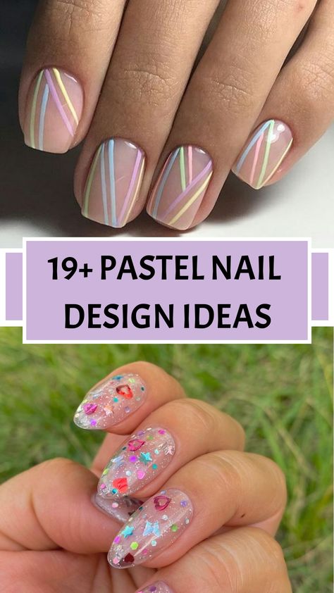 Discover the enchanting world of pastel nail designs with these 19 captivating ideas. Embrace soft, whimsical colors on your fingertips and create a canvas of beauty. Share your favorite looks to join a vibrant community celebrating the magic of pastels. Let your pastel manicures inspire others and spread the joy of nail art creativity! Pastel Nail Designs Short, S Nails Designs, Valentine Nails Design, Valentine Nails Designs, Pastel Nail Design, Pastel Color Nails, Pastel Nail Art, Mint Green Nails, Pink Nail Art Designs