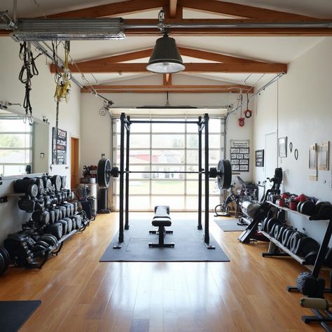 Create Your Dream Gym: Inspiring Garage Gym Setup Ideas Gym Setup Ideas, Adjustable Kettlebell, Home Gym Set, Home Gym Inspiration, Dream Home Gym, Home Gym Essentials, Dream Gym, Home Gym Setup, Gym Setup