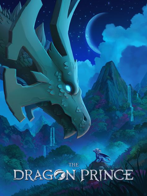 The Dragon Prince on Twitter: "Here’s the full version of #TheDragonPrince season three poster by @randomspirits!… " The Dragon Prince Book, Dragon Prince Season 3, Prince Poster, Prince Dragon, The Dragon Prince, Dragon Princess, Prince Art, A Dragon, Dragon Art