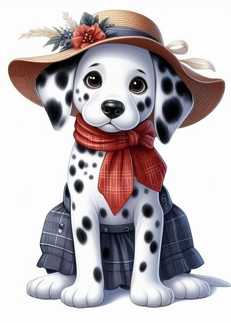 Animals Clipart For Kids, Dalmatian Clipart, Dalmatian Nursery, Easy Balloon Animals, Paintings Cute, Cute Animals Clipart, Christmas Farm Animals, Carnivorous Animals, Cute Dalmatian