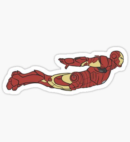 Iron-man in Flight Sticker Cute Marvel Stickers, Marvel Laptop Stickers, Marvel Stickers Aesthetic, Avenger Stickers, Aesthetic Stickers Random, Iron Man Stickers, Iron Man Dibujo, Avengers Stickers, Marvel Stickers