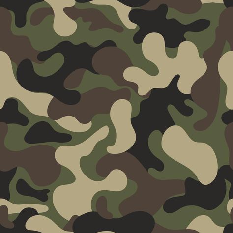 Camouflage background. Abstract camouflage. Colorful camouflage pattern background. Vector illustration. Camouflage Pattern Design, Military Pattern, Camo Patterns, Military Camouflage, Sticker Template, Camo Designs, Vector Background Pattern, Camouflage Patterns, Printed Backgrounds