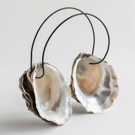 headphones as an accessory 🧜🏼‍♀️ Seashell Headphones, Headphones Art, Headphone Accessories, Ocean Sounds, June 17, Sea Shells, Headphones, Shells, Coconut