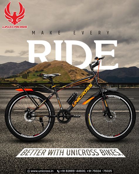 World Bicycle Day Creative Ads, Cycle Creative Ads, Bike Advertising Design, Bike Social Media Post, Bike Creative Ads, Cycle Advertisement, Bike Graphic Design, Bike Ads, Car Advertising Design