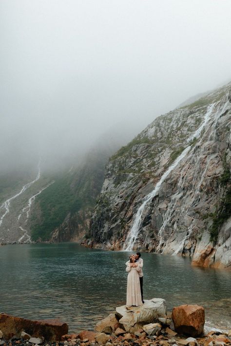 Join me for one of the most magical weddings I’ve ever been a part of: Laura and Anthony’s Kenai Fjords boat elopement! When Laura & Anthony first reached out to have me as their photographer, I knew we would get along so well. They knew they wanted to have an unconventional wedding somewhere they had never been before and with the ocean as a big part of their day. So they decided on Kenai Fjords National Park in Seward, Alaska. Alaska Weddings, Boat Elopement, Kenai Alaska, Alaska Elopement, Alaska Photos, Seward Alaska, Kenai Fjords National Park, Alaska Wedding, Secluded Cabin