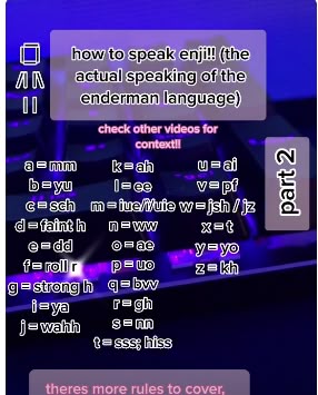 Minecraft Piglin Language, Minecraft Enderman Language, How To Speak Enderman, Ender Alphabet, How To Speak Enderman Language, Enderman Language Alphabet, Enderman Language Numbers, Ender Language Alphabet, Minecraft Enchanting Table Language