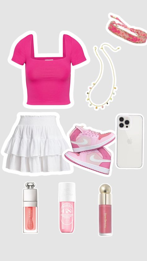 Preppy Pink Aesthetic, Pink Aesthetic Cute, Preppy Girl Outfits, Preppy Birthday, Shuffles Preppy, Preppy Tops, Preppy Inspiration, Preppy Clothing, Preppy Fits