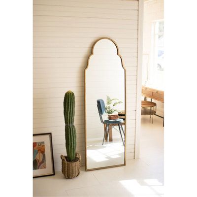 Large Arched Mirror, Gold Floor Mirror, Floor Length Mirror, Hallway Mirror, Modern Rustic Farmhouse, Arched Mirror, Brass Mirror, Beautiful Mirrors, Length Mirror