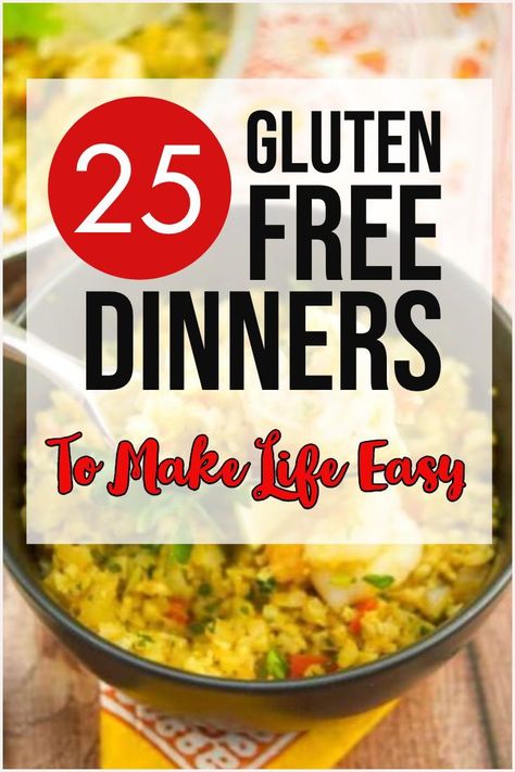 Dinners For Busy Families, Dinners Gluten Free, Quick And Easy Weeknight Dinners, Gluten Free Dinners, Gluten Free Dairy Free Dinner, Gluten Free Dinner Easy, Gluten Free Main Dishes, Dairy Free Dinner, Going Gluten Free