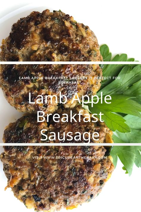 This easy lamb apple breakfast sausage is perfect for breakfast or any meal of the day! It is savory and spicy with a hint of sweetness as the apples and spices compliment the lamb to pack a hearty flavor punch! Lamb Sausage Recipes Dinners, Lamb Sausage Recipes, Lamb Sausage, Lamb Sausage Rolls, Venison Breakfast Sausage, How To Make Venison Breakfast Sausage, Lamb Breakfast, Apple Breakfast, Breakfast Sausage Recipes