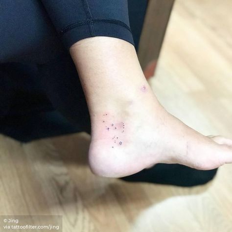 Orion Tattoo, Sparkle Tattoo, Minimalist Ear Cuff, Orion Constellation, Constellation Tattoos, Minimalist Tattoos, Dainty Tattoos, Aesthetic Tattoo, Tattoo Work