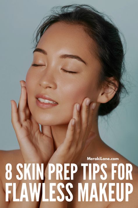 Best Skin Prep For Makeup, Best Way To Prep Skin For Makeup, Skincare Prep Before Makeup, How To Prep Skin For Makeup, Clean Makeup With Acne, Prep Skin Before Makeup, Face Prep Before Makeup, Skin Prep Before Makeup Steps, Skin Prep Before Makeup