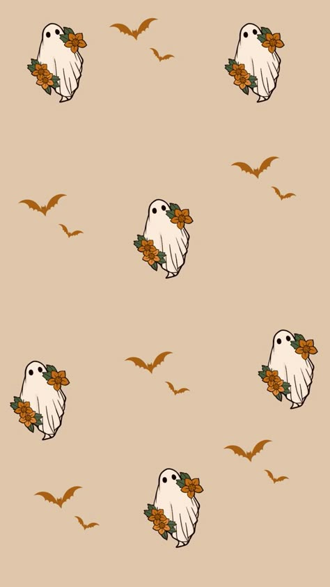 Pumpkin Skeleton Wallpaper, Western Ghost Wallpaper, Western Halloween Wallpaper Iphone, Fall Iphone Wallpaper Aesthetic Minimal, Boho Halloween Wallpaper, Fall Ghost Aesthetic, Fall Wallpaper Home Screen, Neutral Fall Wallpaper, Aesthetic Wallpaper October