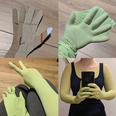 Claudia on Instagram: “Colorful characters without bodypaint? Armsocks can save your time but they are horrible to make. I failed with 4 tights so I'll have to…” Gloves From Tights, How To Make Gloves Out Of Tights, How To Sew Cosplay, Cosplay Gloves Diy, Fursuit Bodysuit Tutorial, Diy Gloves From Tights, Fursuit Hand Paw Pattern, How To Make Gloves, Cosplay Wig Tutorial