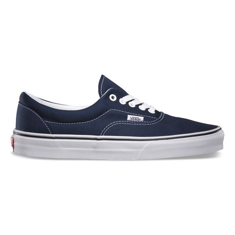 Original Classic Era Navy Blue Sneakers, Jeans And Vans, Navy Blue Shoes, Vans Era, Sneakers Vans, Mens Skate Shoes, Boy Shoes, Blue Sneakers, Vans Sneakers