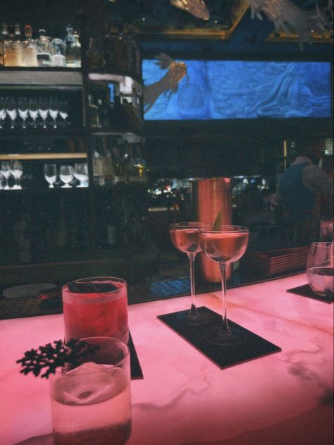 #pink #pinkaesthetictheme #fish #miami #miamiflorida #restaurant #bar #aesthetic #drinks #gno #pinkcore #mixology #like #repost #miamibars #vsco #vibes Miami Drinks, Southern Things, Bar Aesthetic, Aesthetic Drinks, Demon Tattoo, Gig Poster, 80s Vibes, Miami Vice, Gig Posters