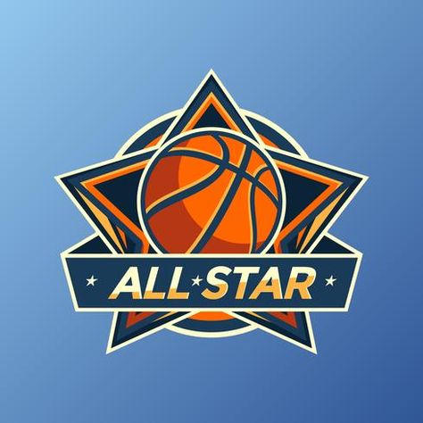 All Star Basketball Logo Vector All Star Basketball, Game Basket, Basketball Vector, Basketball Logo Design, Game Logos, Basketball Logo, Star Logo Design, Logo Basketball, Vector Art Design