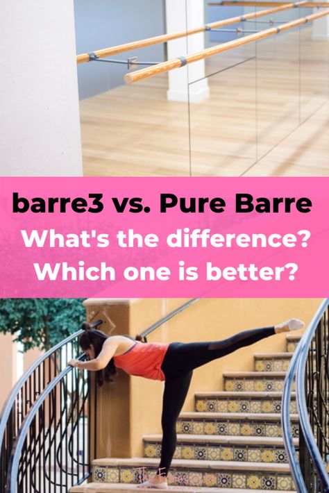 Pure Barre vs. barre3: which one is better? Barre3 Workout, Pure Barre Workout, Total Body Workout Routine, Back Strengthening Exercises, Workout Routines For Women, Workout Routines For Beginners, Barre Classes, Pure Barre, Yoga Barre