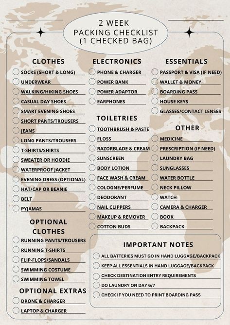 What To Pack For Vacation 2 Weeks, 2 Week Travel Packing Lists, Packing List For Vacation 2 Weeks, 2 Week Trip Packing List, Summer Packing List 1 Week, Packing List 2 Weeks, 2 Week Packing List, Packing For 2 Weeks, Family Vacation Packing List