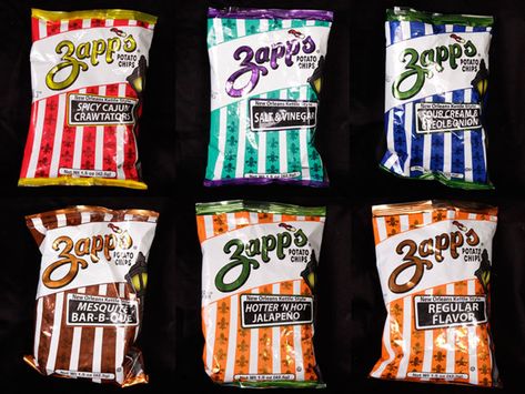 I remember when Zapps first started up. My friends in Gramercy were hoping it'd be HUGE - jobs close to home. If I buy chips for dip I generally purchase Lays Wavy, if I buy chips to snack on I only purchase varieties of Zapps. I do like to buy local when I can. Potato Chip Flavors, The Losers, This Is The Day, Queso Dip, Super Bowl Sunday, Super Bowl Food, Serious Eats, Happy Foods, Taste Testing