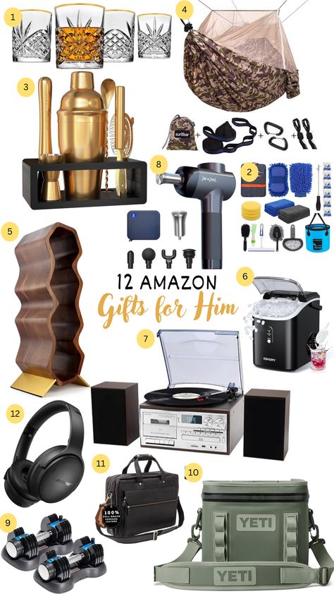 Need the perfect Valentine's Day gift for your man? Look no further! This list is packed with thoughtful and romantic gift ideas for him, all available on Amazon. From personalized presents to fun experiences, let's find the perfect way to show him how much you care! Amazon Mens Gifts, Amazon Gadgets For Men, Best Amazon Gifts For Him, Gifts For Boyfriend Amazon, Amazon Gifts For Him, Gifts For Outdoorsmen, Cool Gifts For Him, Gifts For Young Men, Personalized Presents