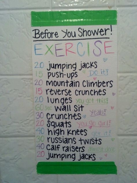 I made myself a before shower exercise chart. Great way to start the day! :) You could possibly go through this twice if it isn't challenging enough. Enjoy! :) Before Shower Workout, Shower Workout, Homemade Baby Food Storage, Exercise Chart, Diy Baby Food, Workout Chart, Body Hacks, Homemade Baby Food, Homemade Baby