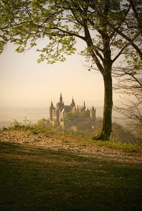 Hohenzollern Castle, Germany (by @hipydeus) Disney World Castle, Hohenzollern Castle, Old Castle, Famous Castles, Germany Castles, Neuschwanstein Castle, Chateau France, Beautiful Castles, A Castle