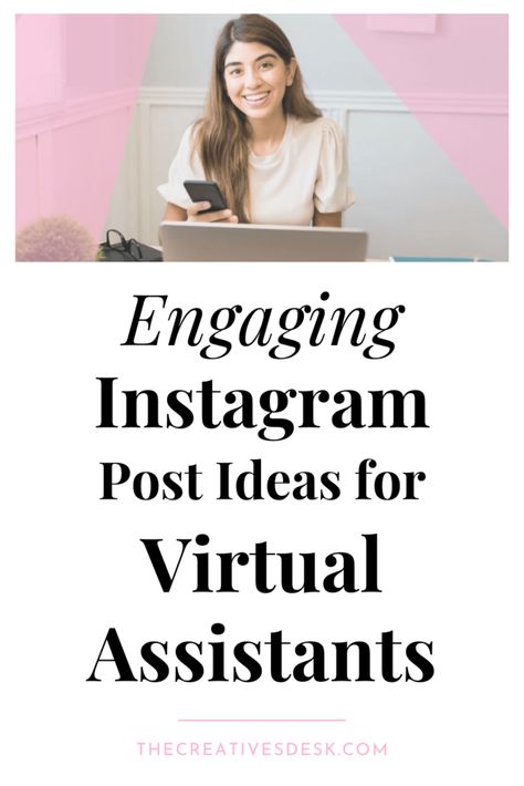 Engaging Instagram Post Ideas for Virtual Assistants | The Creatives Desk Virtual Assistant Content Ideas, Virtual Assistant Instagram Post Ideas, Virtual Assistant Instagram Posts, Virtual Assistant Post Ideas, Virtual Assistant Content, Virtual Assistant Social Media Posts, Content Ideas For Instagram, Va Business, Transaction Coordinator