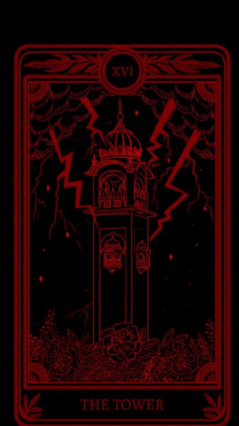 Red Tarot Card Aesthetic, Red Tarot Card, Terra Cards, Tarot Cards Art Illustration, Dark Red Wallpaper, Goth Wallpaper, Esoteric Art, Tarot Cards Art, Mystical World