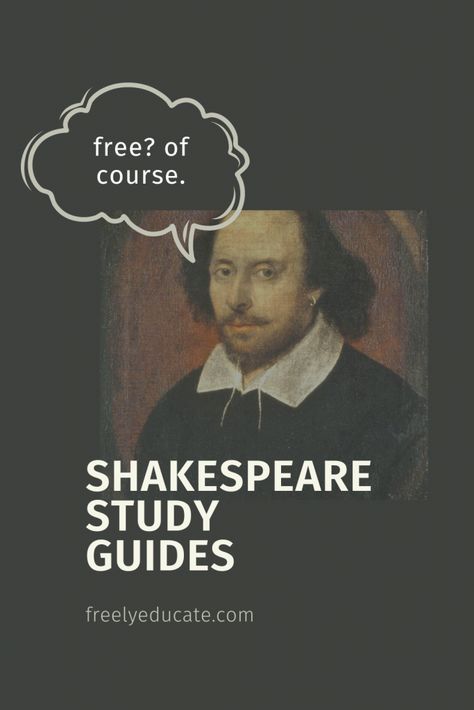 Free Shakespeare Study Guides for 13 Plays! Free College Courses, Teaching Shakespeare, Grammar Punctuation, Illustration Courses, Free Nature, Free College, College Courses, Shakespeare Plays, Richard Iii