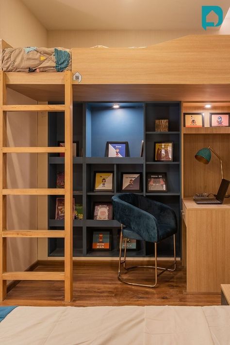 Bunk Bed With Study Table for Children Study Table And Bed Ideas, Bunk Bed With Study Table Below, Bunk Bed Table, Study Bunk Bed, Double Deck With Study Table, Bunker Bed With Study Table, Bunk Bed Designs With Study Table, Bunk Bed With Desk For Small Room, Children Study Room Ideas