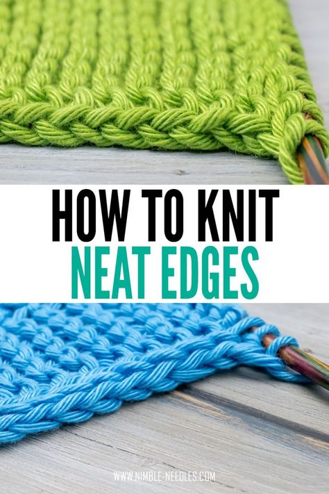 Knitting Hacks, Knitting Help, Knitting Stitches Tutorial, Knitting Basics, Beginner Knitting Patterns, Knitting Tips, Beginner Knitting Projects, Knit Edge, Knitting Instructions