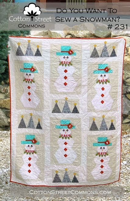 Winter Quilts Patterns, Throw Size Quilt, Building A Snowman, Snowman Quilt, Christmas Quilt Patterns, Quilt Sewing Patterns, Holiday Quilts, Snowmen Patterns, Winter Quilts