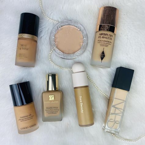 Choose Foundation As Per Your Skin Type ✨ Beautiv offers a diverse foundation collection tailored for every skin type. Whether you have oily, dry, or combination skin, we’ve got you covered ✨ ✨ Too Faced Born This Way Natural Finish Foundation Almond - Dry Skin ✨ KVD Beauty Good Apple Skin-Perfecting Foundation Balm - Dehydrated Skin ✨ Charlotte Tilbury Airbrush Flawless Foundation- All Skin Type ✨ Giorgio Armani Luminous Silk Foundation - All Skin Type ✨ Estee Lauder Double Wear Stay-... Kvd Foundation, Foundation Balm, Giorgio Armani Luminous Silk Foundation, Armani Luminous Silk Foundation, Charlotte Tilbury Airbrush Flawless, Armani Luminous Silk, Foundation Collection, Kvd Beauty, Giorgio Armani Luminous Silk